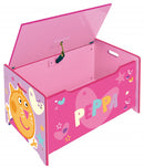 speelgoedkist Peppa Pig junior 62 x 60 cm hout roze