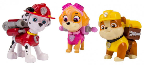 Paw Patrol Action Pack Pups 3 Stuks