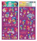 stickervel Shimmer en Shine junior 35,5 cm 2-delig