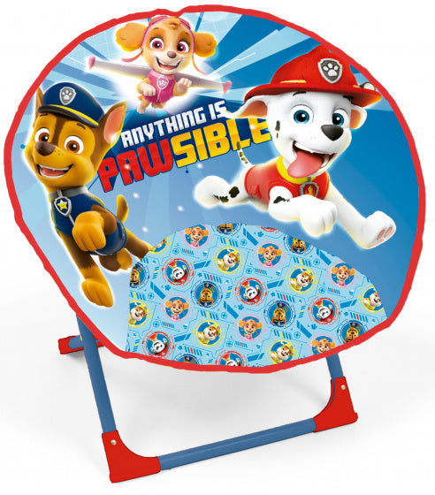 stoel Paw Patrol junior 50 cm blauw/rood