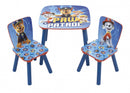 tafel en stoelen Paw Patrol junior hout blauw 3-delig