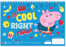 tekenblok Peppa Pig junior A4 blauw 30 vellen