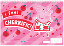 tekenblok Peppa Pig junior A4 roze 30 vellen