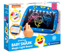 tekenbord Baby Shark junior 25 x 18 cm blauw 8-delig