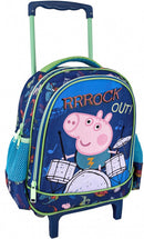 trolley George junior 27 x 31 cm polyester blauw