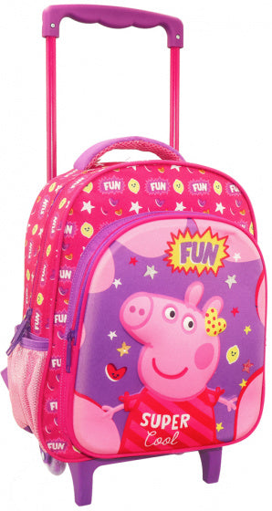 trolley Peppa Pig junior 27 x 31 cm PL roze