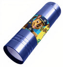 zaklamp Paw Patrol led jongens 9 cm staal blauw