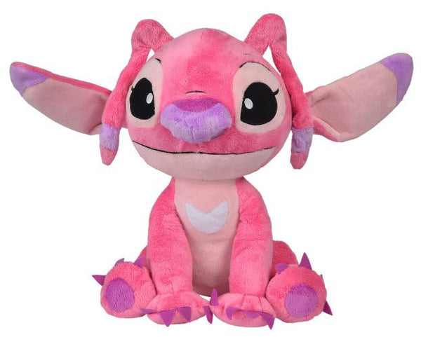 knuffel Angel 120 cm pluche roze/paars