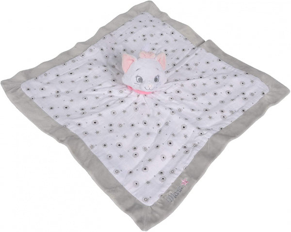 knuffeldoekje Disney Marie junior 40 cm pluche wit