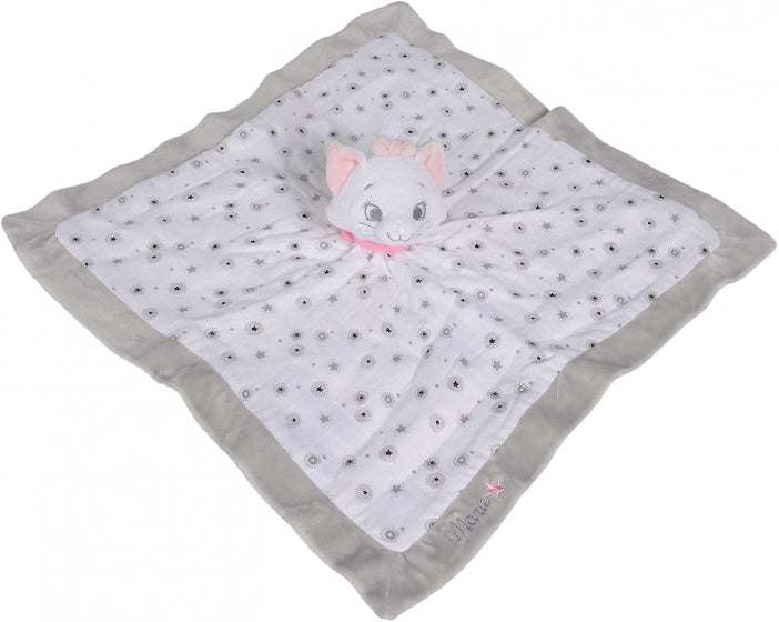 knuffeldoekje Disney Marie junior 40 cm pluche wit