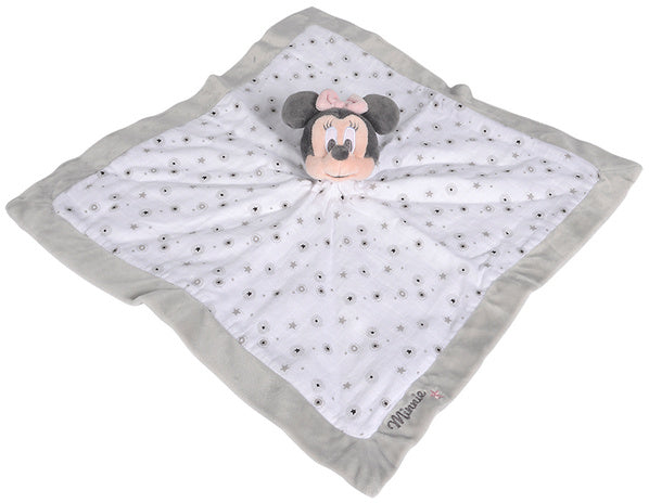knuffeldoekje Disney Minnie Mouse 40 cm pluche wit