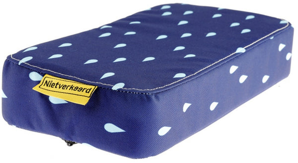 bagagedragerkussen Drops blauw 32 cm