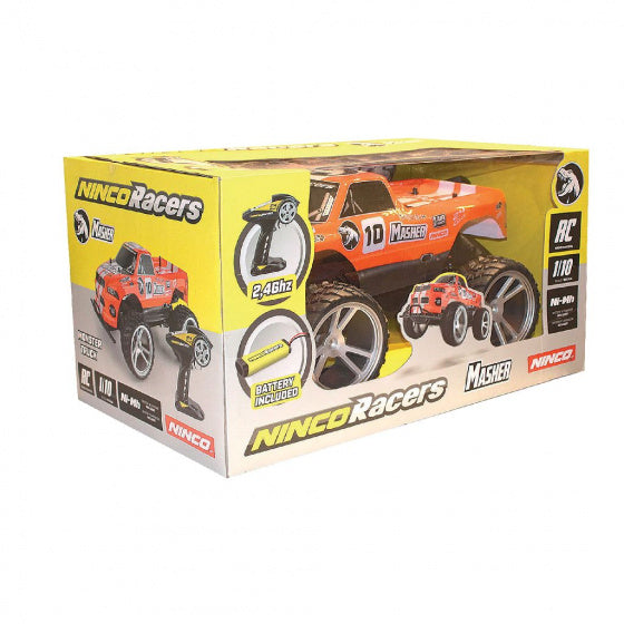 raceauto RC High Speed Buggy 1:10 rubber rood 2-delig