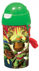 drinkbeker Ninja Turtles jongens 500 ml groen/rood/zwart