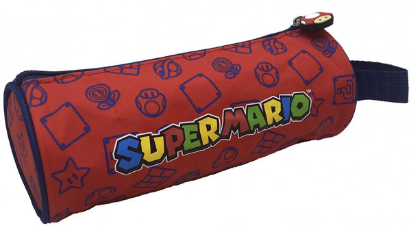 pennenetui Super Mario 22 x 8 cm polyester rood