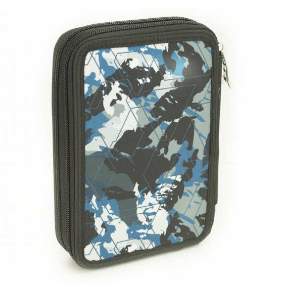 etui Neushoorn junior 20 cm polyester zwart 27-delig