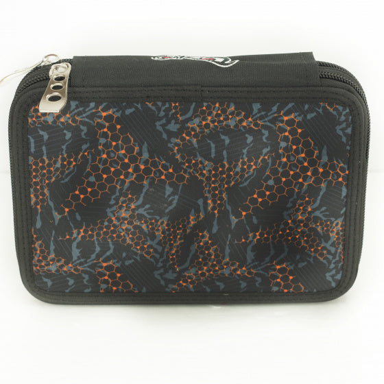 etui Tijger junior 20 cm polyester zwart 27-delig