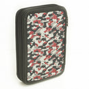 etui Wolf junior 20 cm polyester zwart/wit 27-delig