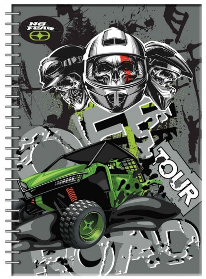 notitieboek B5 softcover grijs/groen 70 pagina's