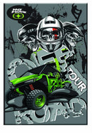 notitieboek B5 softcover groen/grijs 40 pagina's