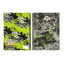 notitieboek Off Road spiraal A4 grijs 70 pagina's