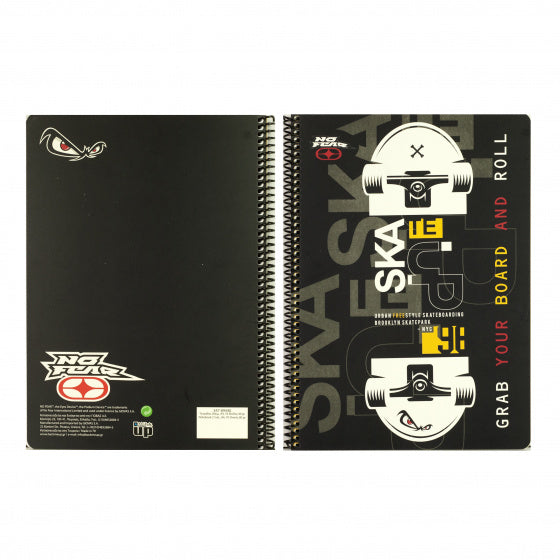notitieboek Skateboard A4 gelinieerd 70 pagina's