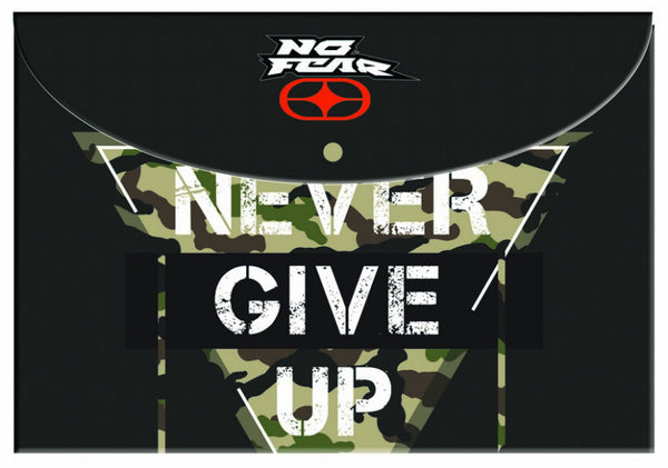 portfoliomap junior A4 polypropyleen zwart/groen