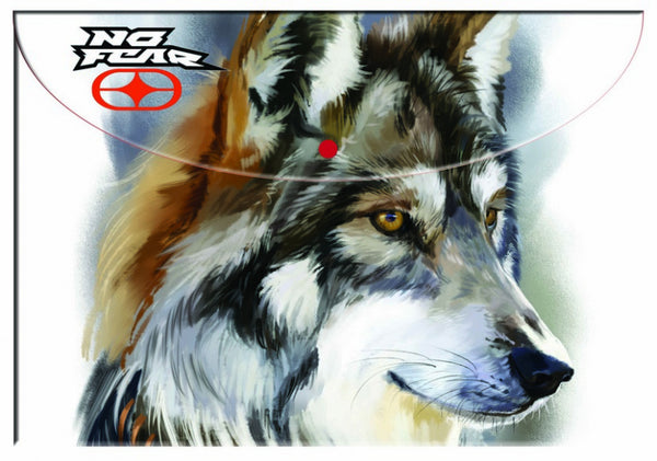 portfoliomap Wolf junior A4 polypropyleen wit/zwart