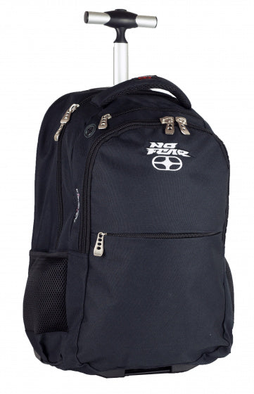 trolley rugzak 40 liter 48 x 32 cm polyester zwart