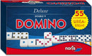 dominostenen Deluxe Double 9 wit 55 stuks
