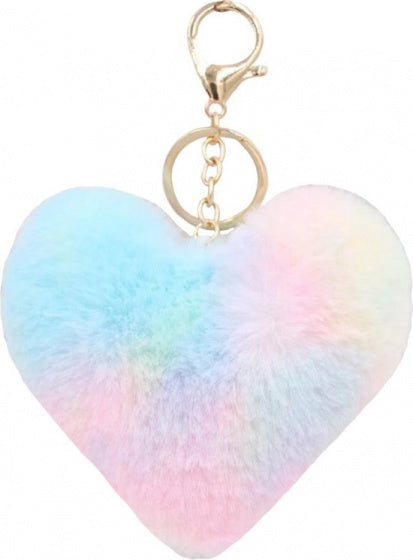 sleutelhanger Fluffy Hart junior pluche