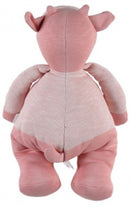 knuffelvarken Lola junior 21 x 46 cm katoen roze