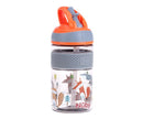 2 in 1 Beker met Harde Tuit tritan 360ml oranje/grijs 3jaar+