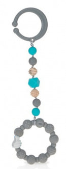 bijtring junior 19,9 cm siliconen grijs