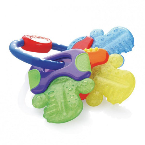 koelbijtsleutels junior 20 cm siliconen 4-delig