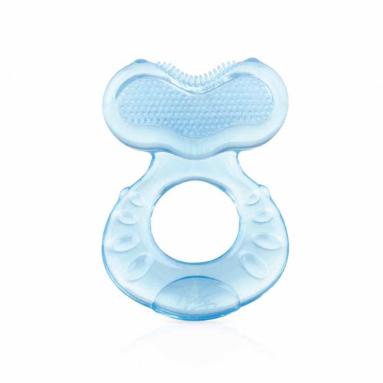 bijtspeen visvorm junior 14,5 cm siliconen blauw