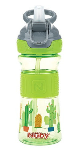 beker Flip-It zachte tuit 360 ml groen/grijs