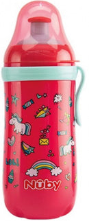 Sportieve Pop-Up drinkbeker 360ml roze 18m+