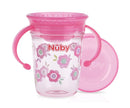 Wonder cup met handvatten in Tritan 240ml roze 6m+