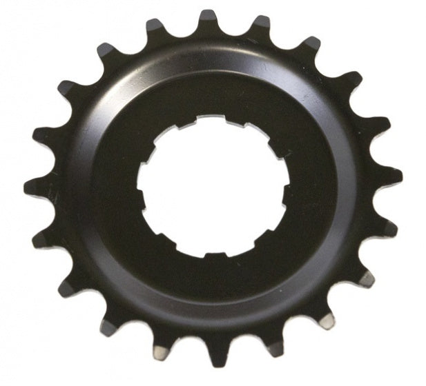 tandwiel doorgezet 20T 1/2 x 3/32 inch staal zwart