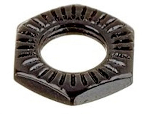 zeskantmoer N330/N360/N380/N380SE zwart staal