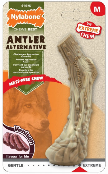 NYLABONE DURA CHEW NYLON GEWEI MET HERTSMAAK TOT 16 KG