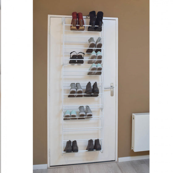 schoenenrek 60 x 50 x 20 cm ABS/staal wit