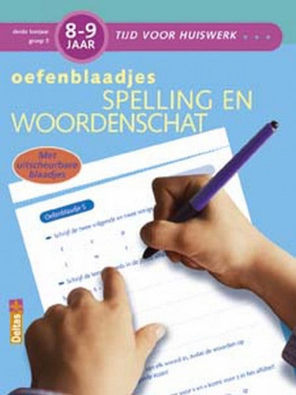 oefenblok spelling en woordenschat 8-9 jr