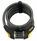 kabelslot Dobermann Combo 185 cm x 12 mm zwart