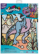 kleurplaat Velveteez Dinosauriër fluweel 3-delig