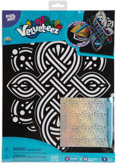 kleurplaat Velveteez Keltische Knoop fluweel 15-delig
