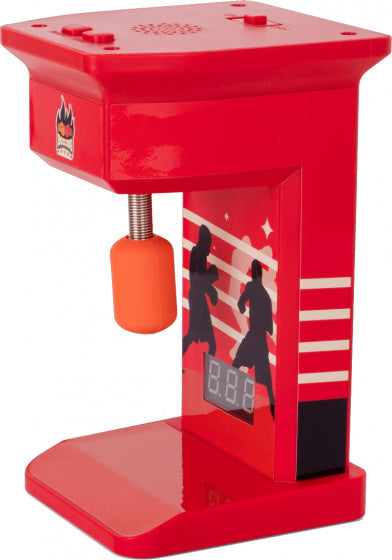 retro vingerboxmachine arcade rood/oranje