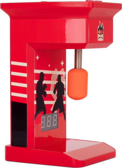 retro vingerboxmachine arcade rood/oranje