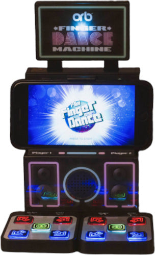 vingerdansmachine Retro junior 14,5 x 21,4 cm zwart